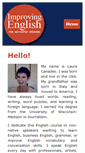 Mobile Screenshot of improving-english.com